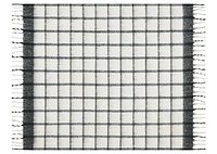 Remi Windowpane Plaid Throw Ivory/Black