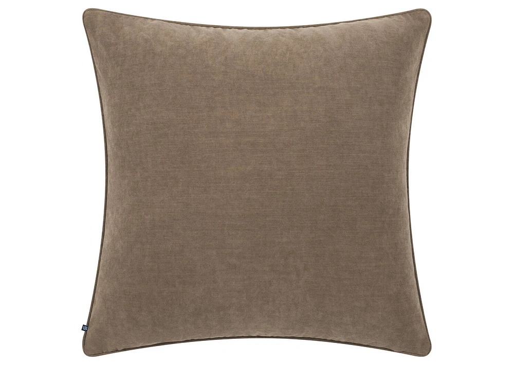 Hartman Velvet Pillow 24x24 Mushroom