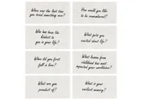 Life Questions Napkins Set of 8 Oatmeal