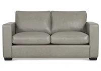 Brewer Custom Leather Loveseat