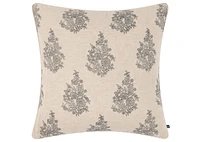 Amaris Cotton Pillow 20x20 Sand/Black