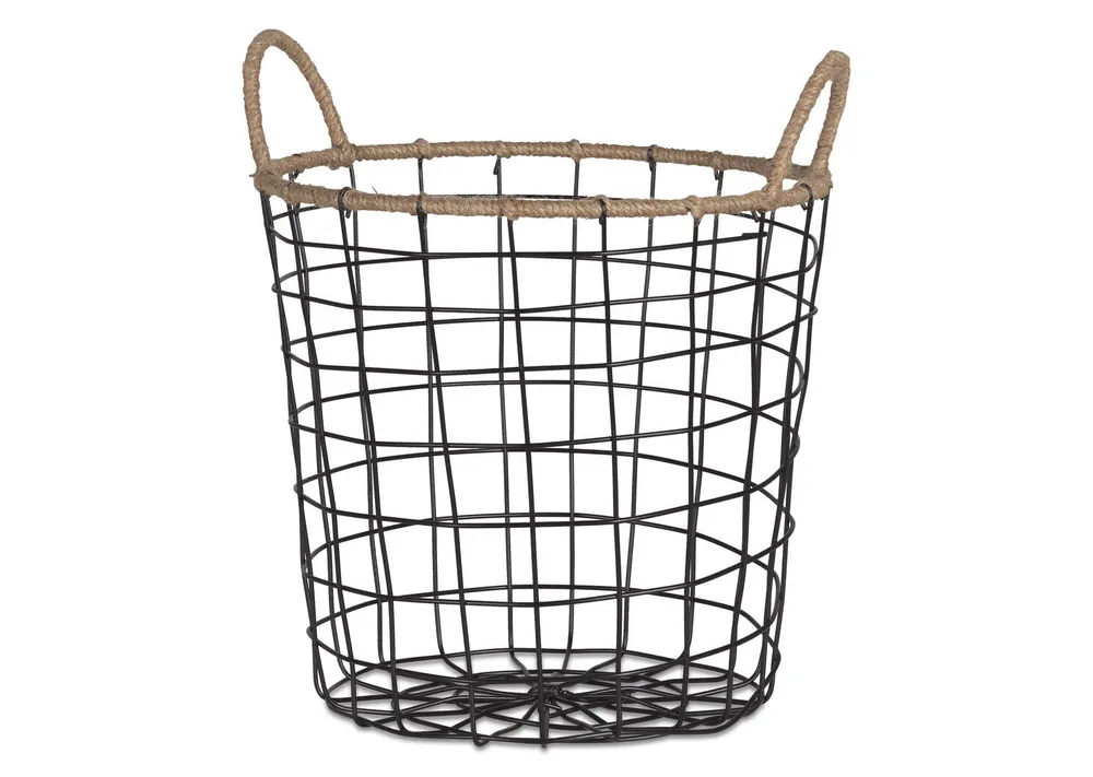 Jackman Wire Basket Natural/Black