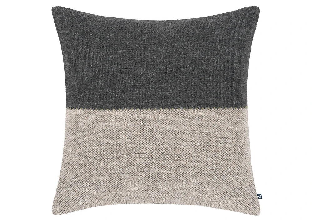 Arta Pillow 20x20 Oatmeal/Grey