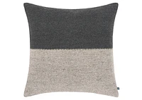 Arta Pillow 20x20 Oatmeal/Grey