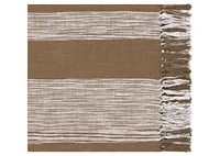 Renard Throw 50x60 Mushroom/Ivory