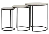 Gael Nesting Table Set -Millstone Grey