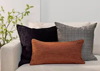 Bailey Pillow 12x22 Rust