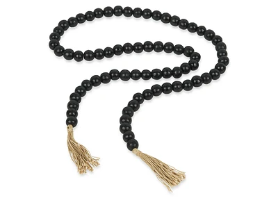 Nyla Wood Beads Black