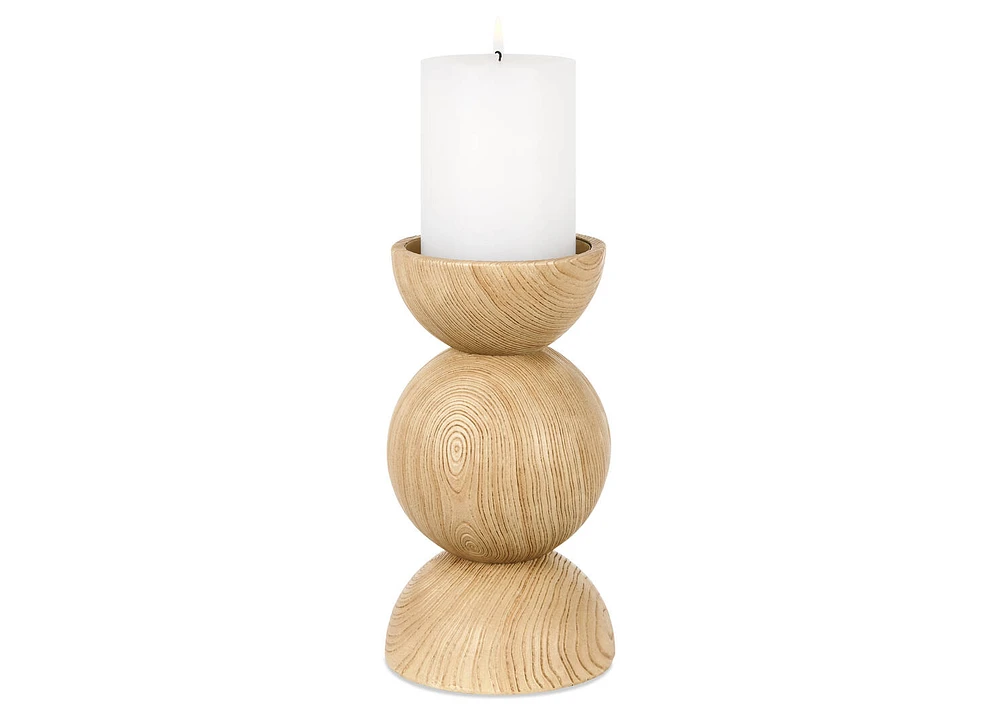 Algo Candle Holder Short Natural