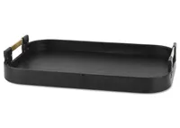 Riva Rectangular Tray Black