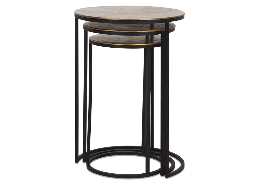 Mirri Nesting Table Set -Brass