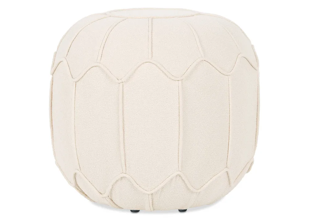 Penelope Ottoman -Ella Cream