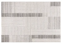 Isaac Rug 63x91 Ivory/Grey