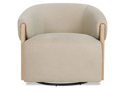 Alicent Swivel Armchair -Vaughn Sand