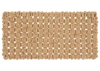 Basket Weave Doormat Natural