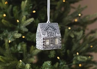 Inkwell Cabin LED Ornament