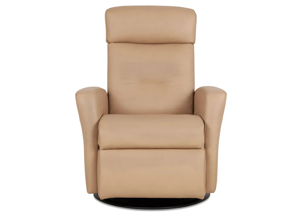 Drake Leather Recliner -Tre Blonde