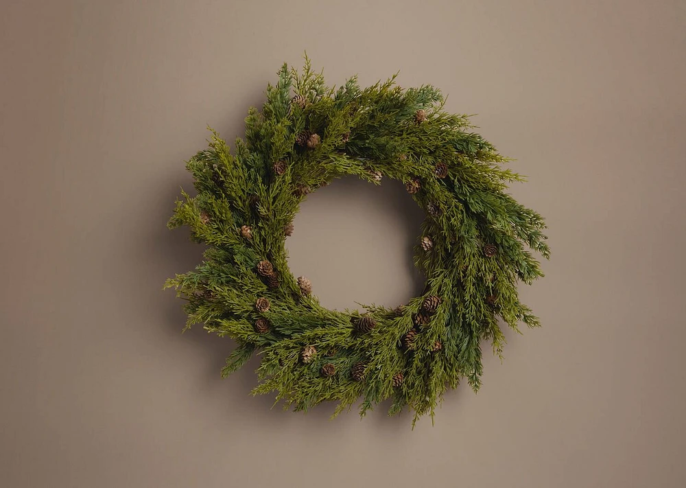 Eben Cedar Wreath