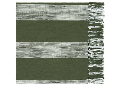 Renard Throw 50x60 Cypress/Ivory