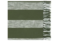 Renard Throw 50x60 Cypress/Ivory