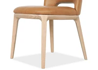 Welles Leather Dining Chair -Olson Camel