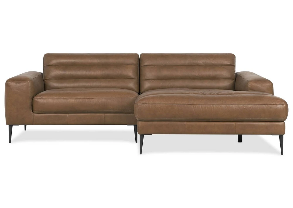 Scotley Lea Sofa Chaise RCF -Leo Mocha