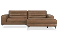 Scotley Lea Sofa Chaise RCF -Leo Mocha