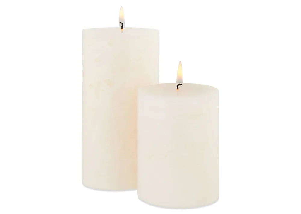 Raylan Candle 3x4 Ivory