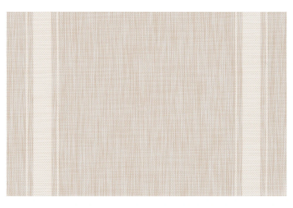 French Stripe Placemat Natural/Ivory