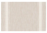 French Stripe Placemat Natural/Ivory