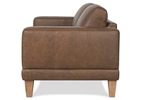 Carson Leather Sofa -Wes Rum