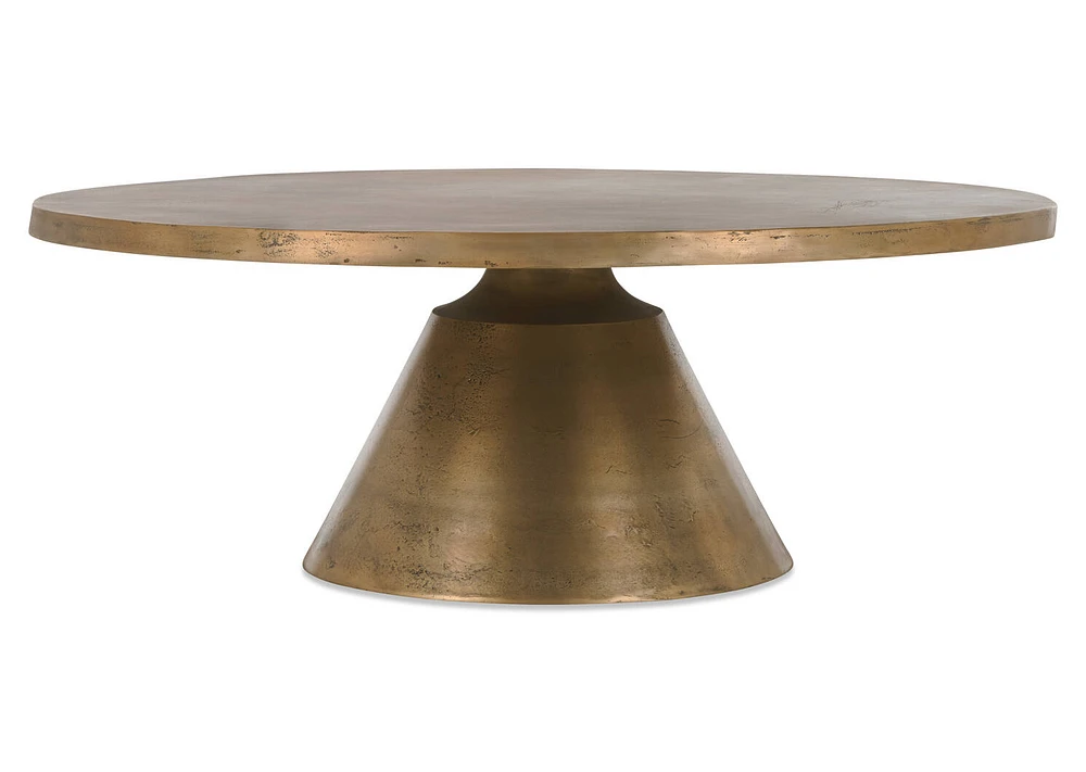 Gershwin Coffee Table 43" -Brass