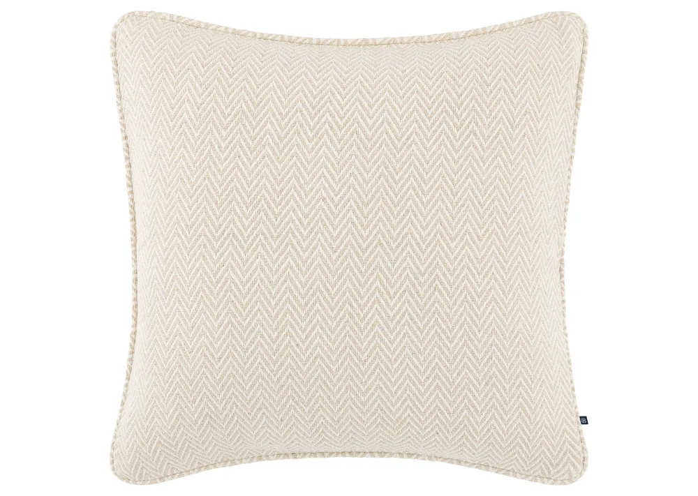 Elston Cotton Pillow 20x20 Sand/Ivory