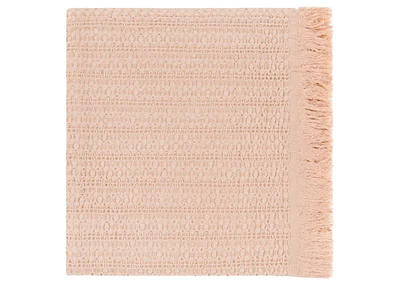 Darwin Waffle Throw Pink Dust