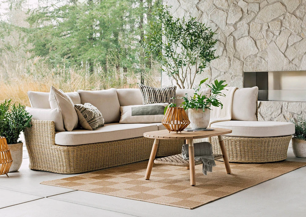 Palan Outdoor Sectional -Natural