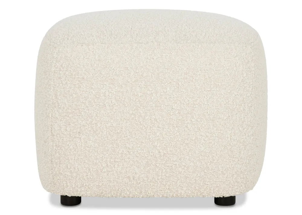 Kodie Ottoman -Amalie Ivory