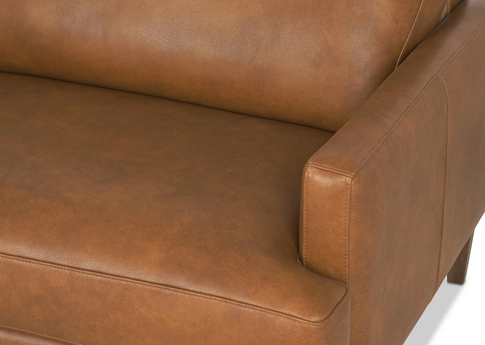 Nicolo Leather Sofa -Dutton Cinnamon