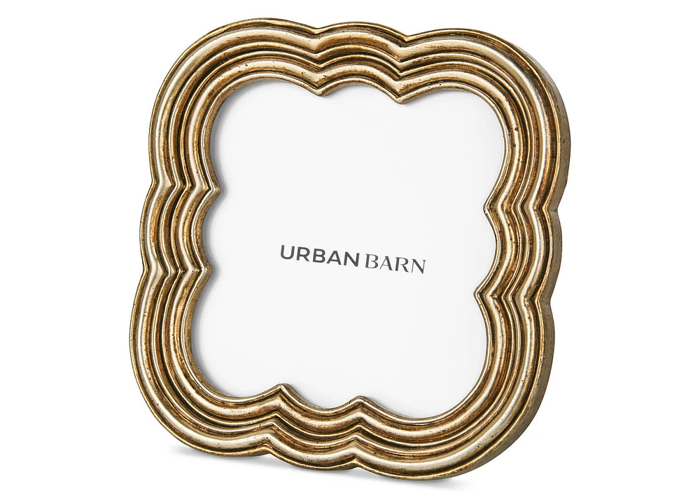 Deena Frame 4x4 Antique Brass