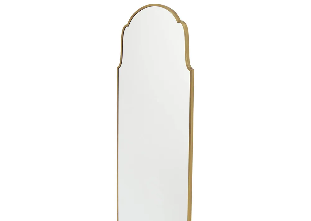 Lillis Leaner Mirror Brass