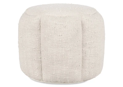 Mara Cotton Pouf Ivory