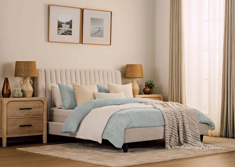 Lola Cotton Coverlet Ivory