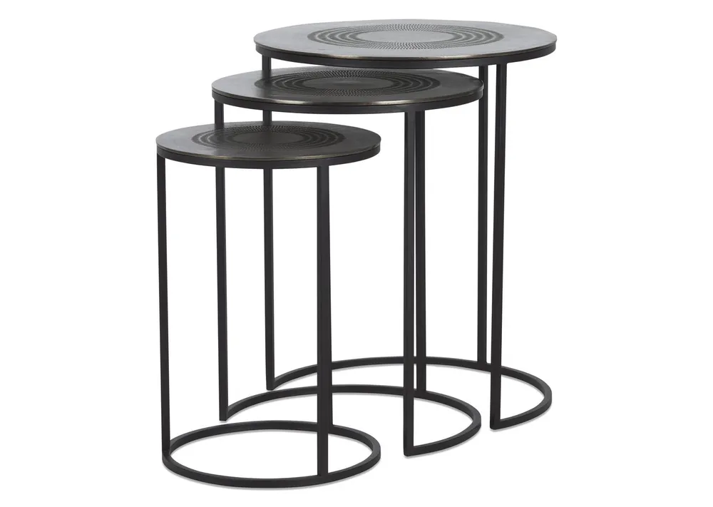 Modello Nesting Table Set -Charcoal