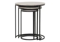 Gael Nesting Table Set -Millstone Grey