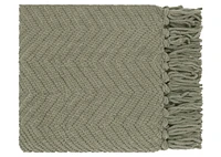 Elan Chenille Throw Sage