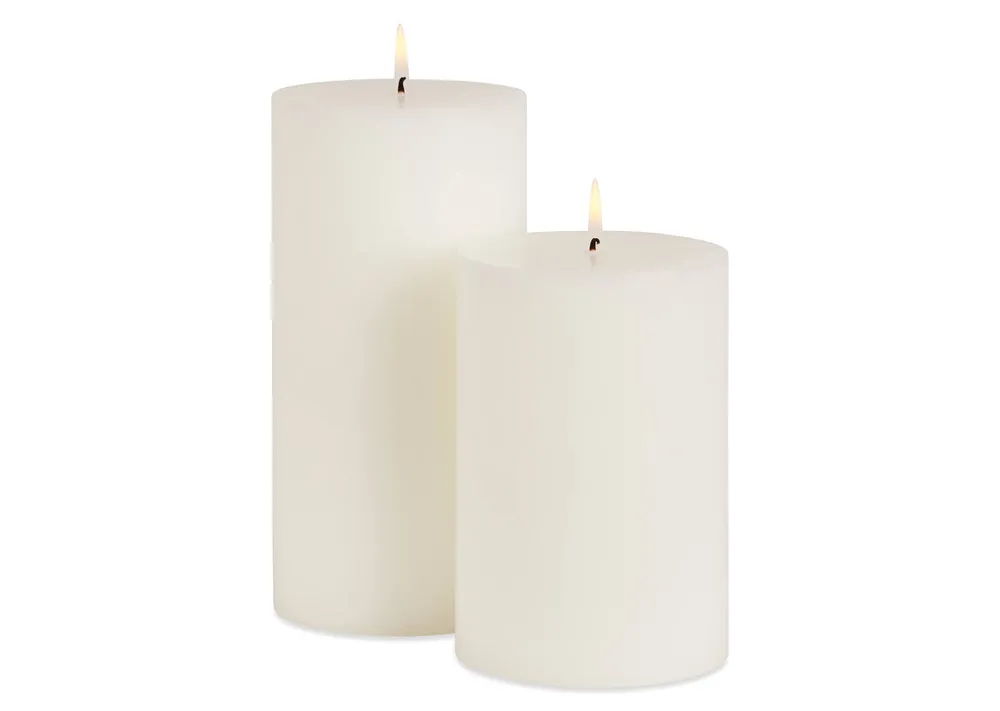 Cassa Candle 4x8 White Unscented