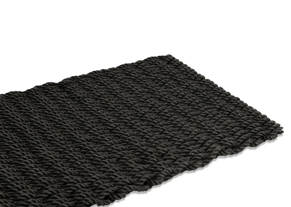 Rope Doormat Black