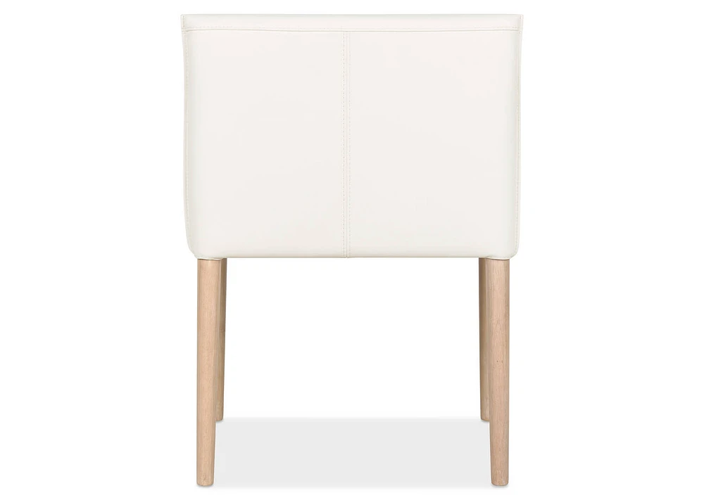 Marciona Lthr Arm Dining Chair -Forega W