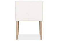 Marciona Lthr Arm Dining Chair -Forega W