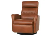 Jasper Leather Recliner -Sol Nutmeg