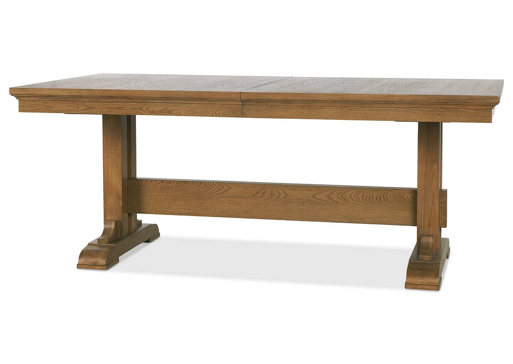 Edmond Ext Dining Table -Fawna Amber